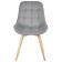 Dining stool Polini Home Verona SD, color light-gray-natural