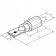Terminal insulated RPI-P 1.5- (2.8)/RPIP 1.25-3-0.8 plug 2.8 mm 0.5-1.5 mm² red rexa
