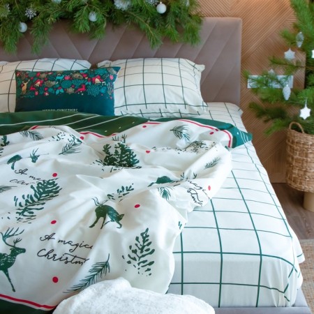 Bed linen Ethel duet Magical Christmas 143x215 cm - 2 pcs, 220x240 cm, 70x70 cm -2 pcs-4