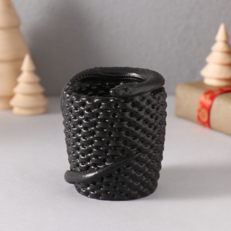 Interior item "Snake Basket" 7*7*4 cm black-1