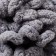Yarn "Puffy" 100 % micropoliester 9m/100g (428 gray)