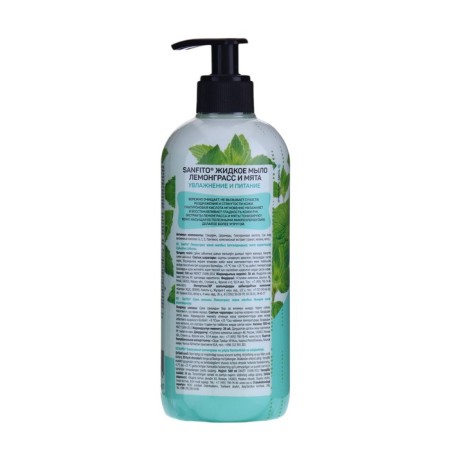 Sanfito liquid soap, lemongrass and mint, 500 ml-1