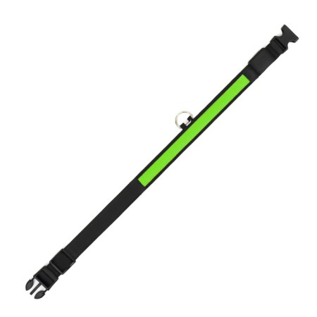 Collar with flash light 3 light modes, size XL, Osh 52-60 x 2.5 cm Green-6