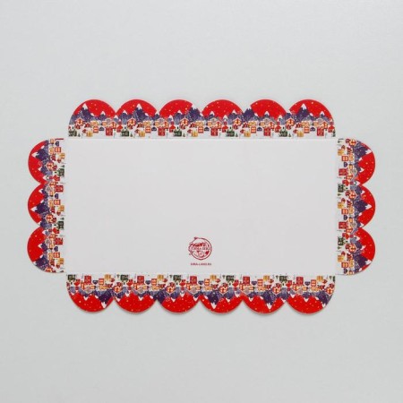 Box for confectionery products with PVC Carousel cover, 10.5 x 21 x 3 cm, new year-5
