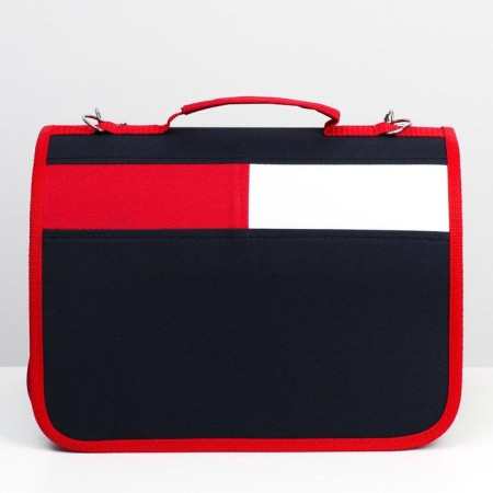 Animal sheet bag, frame, 46 x 28.5 x 29 cm, blue-red-1