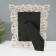Photo frame plastic 10x15 cm "Patterns from leaves" white 23.7x19.3 cm