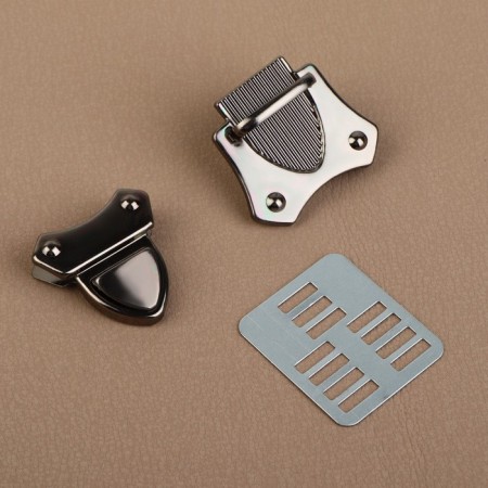 Bag -4.2 cm fastener, black nickel color-2