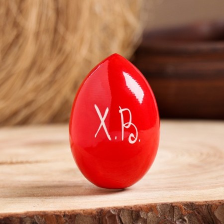 Egg "strawberry", red, 7 cm-2