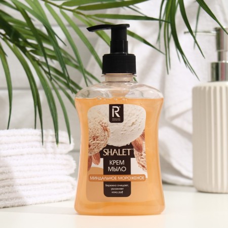 Liquid soap cream solet "almond ice cream", nutritious, 250 ml