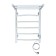 Electric towel "Sanprise" Classic P6, 400x600 mm, right, white