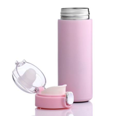 Thermos, 400 ml, Simple "Master K", retains heat 8 hours, 20.5 x 6.3 cm, pink-2