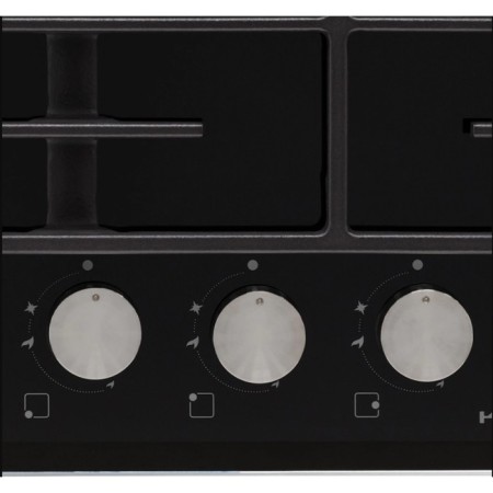 Krona Hagel 45 BL W, gas, 3 burners, black-3