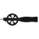 Winter fishing rod, neoprene handle, directing fishing lines, red, HFB-16F