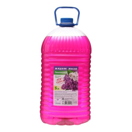 Liquid soap for the whole family "Lanolin", 5 liters