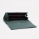 Women's wallet on magnets, green color
