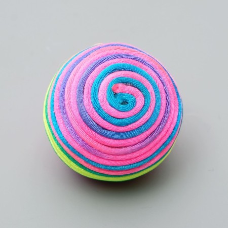 Textile ball "Street", 4.8 cm, mix of flowers-2