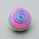 Textile ball "Street", 4.8 cm, mix of flowers