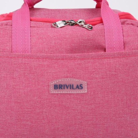 Thermosuma with a zipper 6.5 l, external pocket, pink color-2