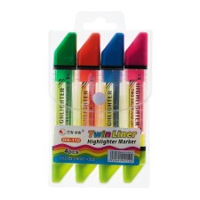 A set of markers-tenses, 4 pieces, mowed tips, 5 mm, two-tone
