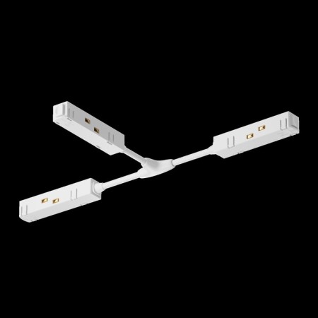 The T-shaped power connector for the track system Technical TRA004CWT-22W, 43x23x2 cm, white color-5