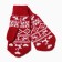 Female mittens, red color, size 18