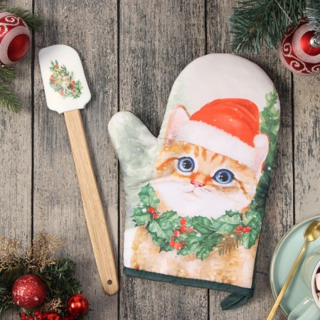 Set Gift Dolyana "Kit": mittens-output, silicone blade