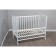 Children's molli bed, on wheels, white