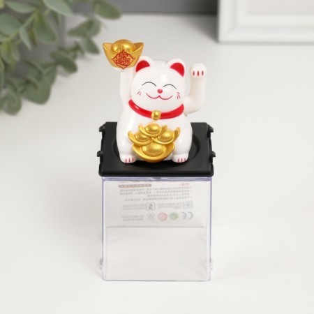 Plastic Plastic "White Mani-Neko with Micks of Yamba" 5x5x6 cm-3