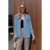 Female shirt, size 44, blue color