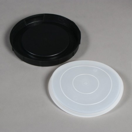 Food barrel, 50 l, neck 27 cm, with a lid, color mix-7