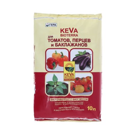 Keva Bioterra soil for tomatoes and peppers, 10 liters