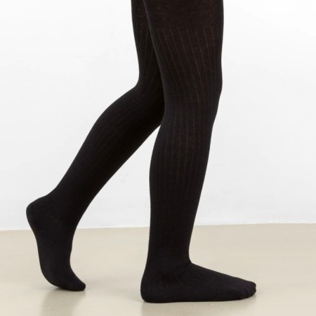 Pantyhose children, black color, height 104-110 cm