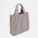 Bag-touut without fastening, gray color
