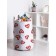 Basket for toys "Drawn hearts, size 35x50 cm