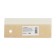 Rubber tundra spatula, white, with a wooden handle, 150 mm