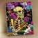 Picture on numbers with a whip 40 × 50 cm "Skeleton in colors" 22 colors