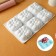 Form for baking and mousse desserts Konfinetta "Cloud", silicone, 30 × 18.8 × 3.5 cm, 6 cells (7.4 × 7.4 cm), white color