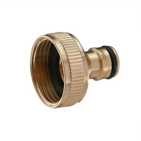 Fitting, internal thread 1 ", fast -seal connection, brass, Greengo