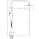 Shower system ESKO ST950SQ, chromium color
