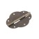 Iron loop, 56x41x0.45 mm, bronze color, 100 pcs