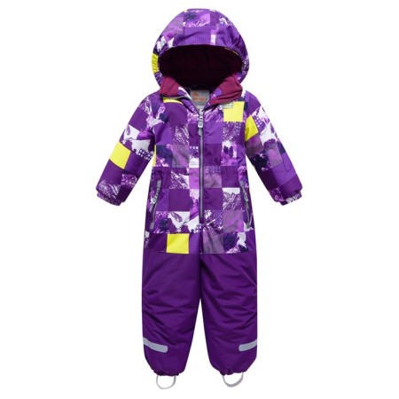 Overalls for girls, purple color, height 98 cm