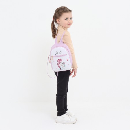 Baby backpack on lightning, pink color-3