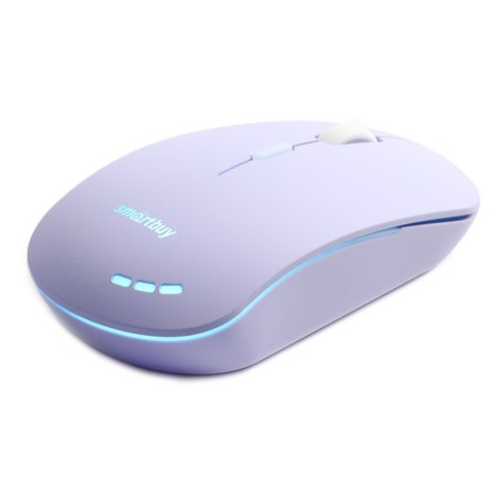 Mouse Smartbuy 288, game, wired, optical, soundless, backlight, 2400 dpi, USB, purple.-1