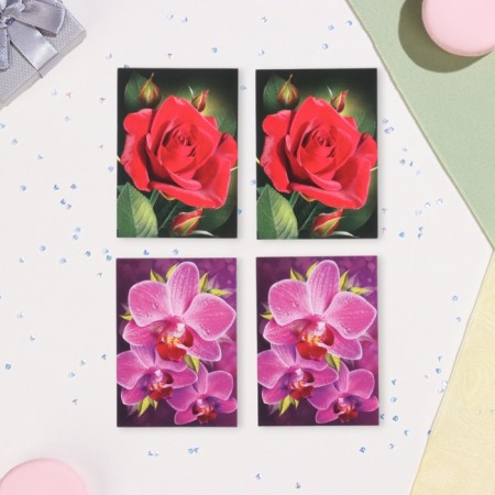Set of mini -postcard "wishes - 3" chamomile, 40 pieces, 5 x 7 cm-1