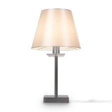 Forte desktop lamp, 1xe14, nickel color