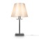 Forte desktop lamp, 1xe14, nickel color