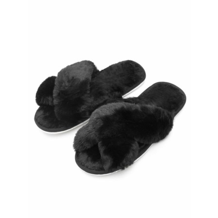Bunny slippers, size 40-41, black color-3