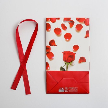 Gift package with a tape, packaging, “with all my heart”, 13 x 23 x 7 cm-4