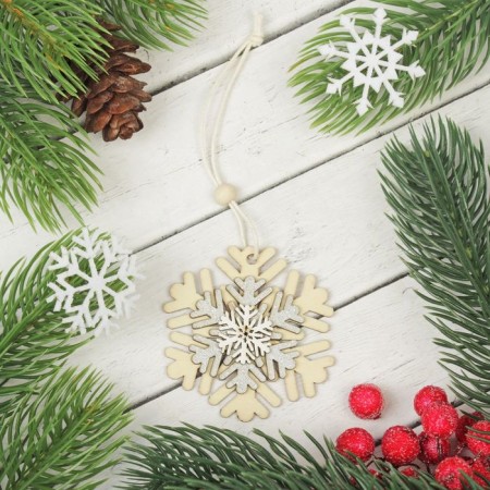 New Year's Suspension "New Year Snowflake"