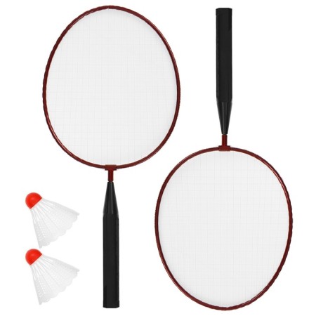 ONLYTOP Badminton Set: 2 rackets, 2 strokes, Mix colors-3